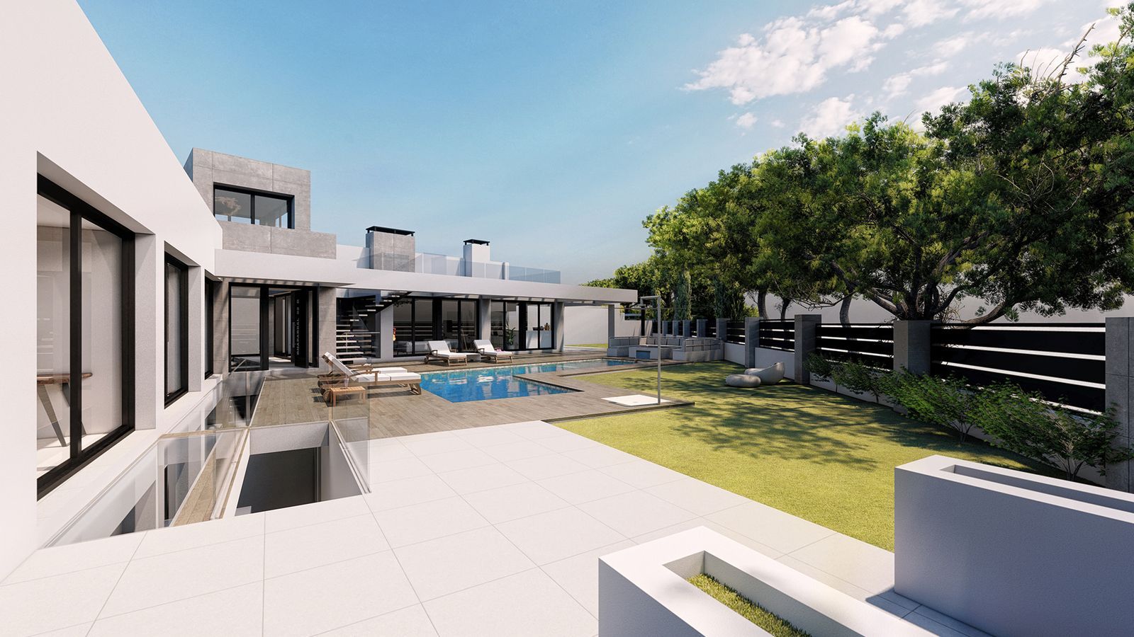 14 modern villa bedroom view